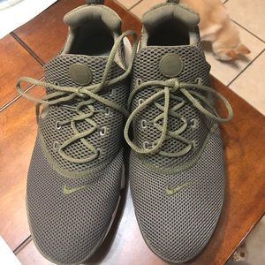 Olive Green Nike Shoes.